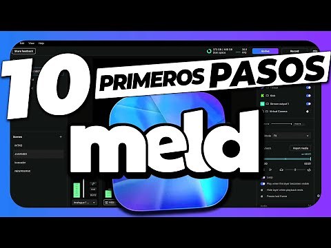 10 FIRST STEPS to using MELD STUDIO 📍 [Spanish Tutorial for beginners] Intro from scratch