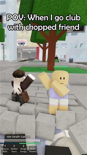 Roblox funny moment in JJS 🥵🥵 #roblox #shorts