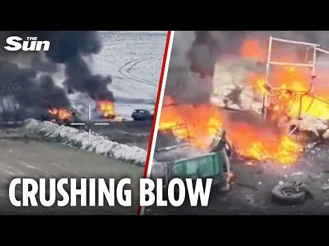 Ukraine crushes Russian column and destroy key aircraft and radar systems