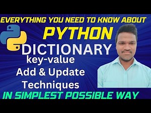 Python Dictionary : add key value pair to dictionary python | #pythondictionary #dictionarymethods