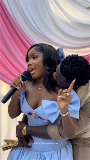 Love is so beautiful 🥹💗 #meetthedapsons26 Content creator @bankyourmemories Bride @simisanyaa Hairstylist @lolaexpresshair Makeup @highlightsbysophie Stylist @_emmanuelgoodnews Bride’s dress @house_of_dova Groom’s fit @tinathan.official @bellanaijaweddings