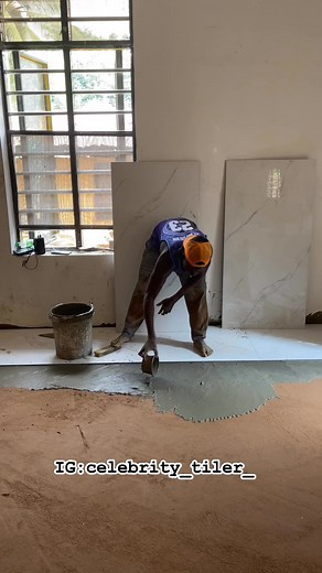 Have you used DANGOTE FALCON cement for tile installation before…. What did u not:ce | Celebrity tiler