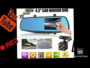 Car rearview mirror with front/rear camera [Vehicle Blackbox DVR]