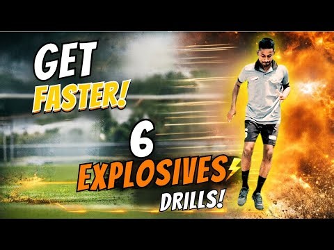 6 Explosive Drills to Get Faster ⚡ | Football Speed Training