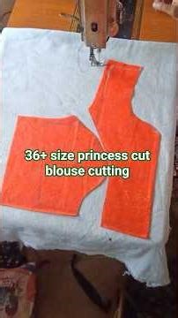 How to Cut Princess Cut Blouse Easily | Sewing Tutorial #Shorts