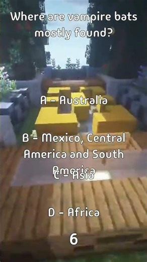 Where are vampire bats mostly found?