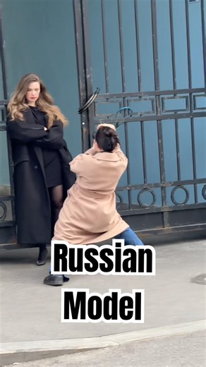 Russian model in Moscow