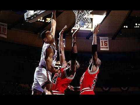 HD John Starks Best Dunk: Over Michael Jordan and Horace Grant