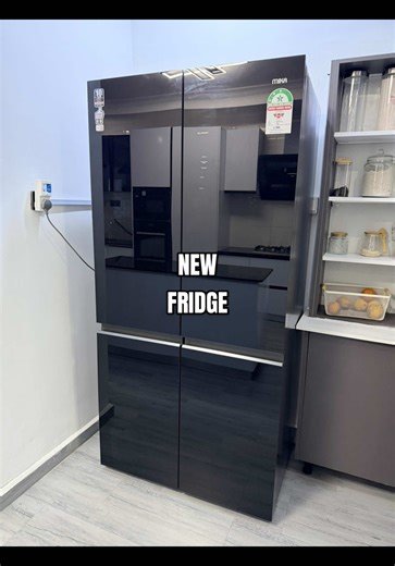 Home era 🏡 My fridge restocks are about to hit on a new level 🥳Four-door fridge, more space, better organisation. Some appliances are hidden but this one is meant to be shown off. 😍 @Mika Appliances #akokoval #fridgeorganization #itsshowoffseason