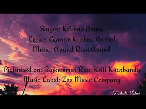 Thukhra ke mera pyaar | Krishna Beura |Lyrics | Music on Zee Music Company|Fantastic Lyrics|