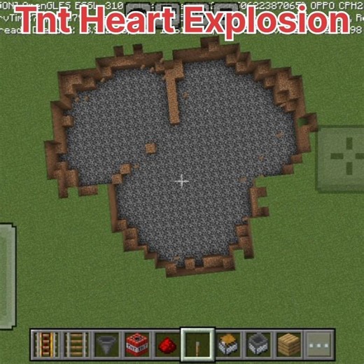 #TNT Heart Explosion#Minecraft