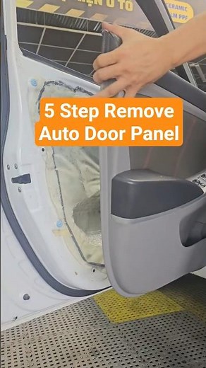 5 Step remove auto door panel (basic for every cars)
