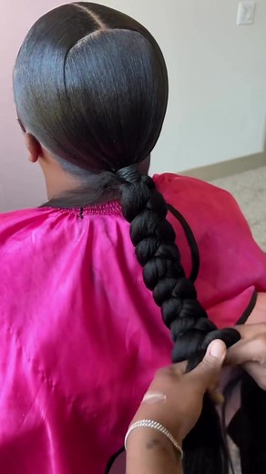 Braided Ponytail Tutorial for Black Women