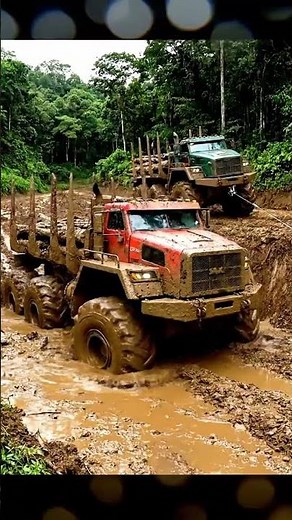 Extreme Jungle Logging: 8x8 Beast vs. Deep Mud! 🔥