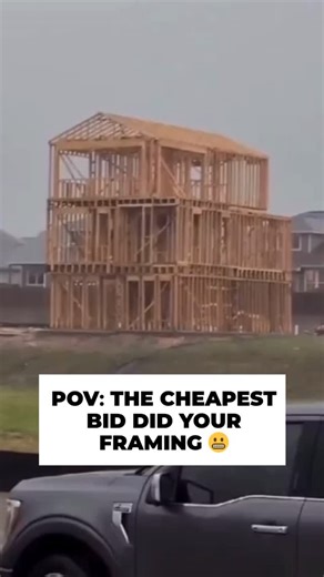The Contractor Consultants on Instagram: "And just like that - your project’s on the ground before it ever got off the ground. When you hire fast and cheap, you don’t just risk rework… You risk everything. ✅ Skilled, vetted trades ✅ No cutting corners ✅ We do the hiring - you get the pros Book a call - link in bio. #FramingFail #CheapLaborCostsMore #ConstructionDisasters #HireRight #APlayersOnly #TCCworks"