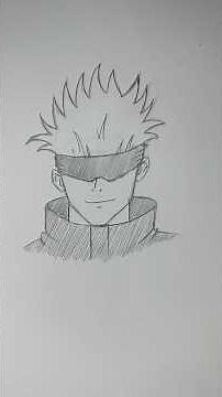 Comment dessiner Gojo de Jujutsu Kaizen simplement ? Tuto manga !