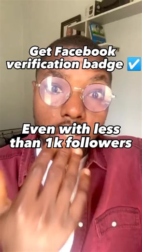 get Facebook verification badge quickly