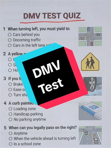 DMV Test Quiz: Can You Answer 7 Out of 7?