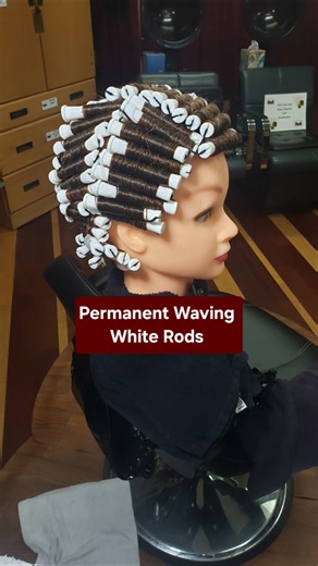Permanent Waving | White Rods | Finished Look | Student Happenings