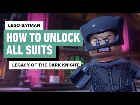 Lego Batman - How to Unlock All Suits (Legacy of the Dark Knight)