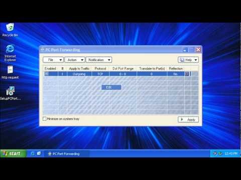 HowTo Port Forward on Windows, NO Router Needed, Quick, Easy, and with notifications