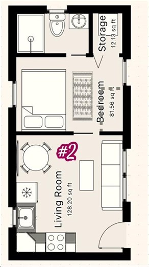 Tiny House Floor Plan | 12x24