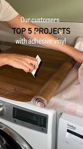2.8K views · 14 reactions | What can you cover with adhesive vinyl? - oh the possibilities are endless. Your imagination is the only boundary ✨ Help us create an inspirational list of projects below  Here are our customers top 5:  benchtops  kitchen cupboards  table tops  drawers  bathroom vanities #diy #adhesivevinyl #kitchenwrap #diyproject #doityourself | Vinyl Home | Facebook