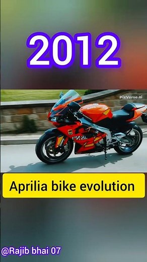 Aprilia bike evolution video history 1945-2025 #bikeevolution #shortvideo
