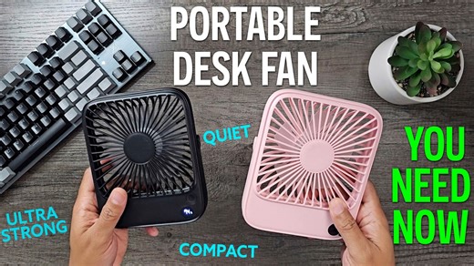 Stay Cool with This Portable Desk Fan for Summer