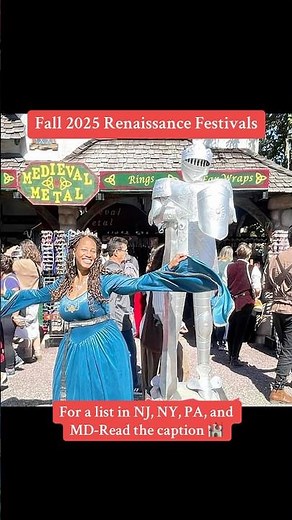 2025 Fall Renaissance Festivals #fallfestival #renaissance #renaissancefestival #familyfun