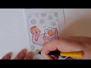 sesame street elmo coloring pages