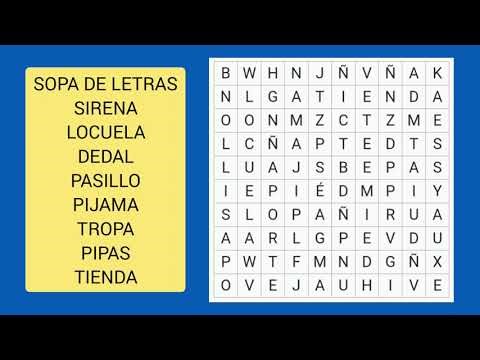 SOPA DE LETRAS / WORD SEARCH PUZZLES 😃