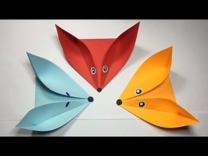 How to make paper head wolf | Origami paper head wolf | DIY-Beauty Of Paper