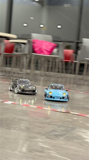 The cleanest Porsche duo 😍 #rc #drift #car #porsche #rcdrift #2wd