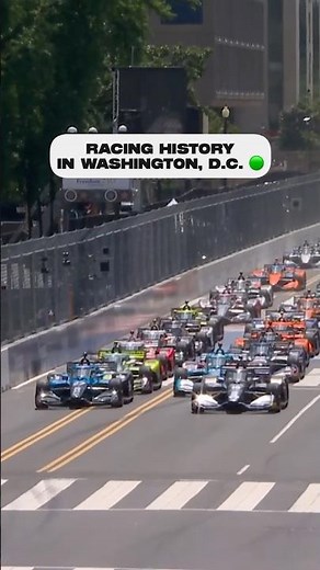 The President of the United States waves the green flag 🟢 #indycar #racing