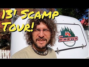 SCAMP TOUR: A walkthrough of our brand new 2022 13' Scamp Layout 1 that we just brought home!