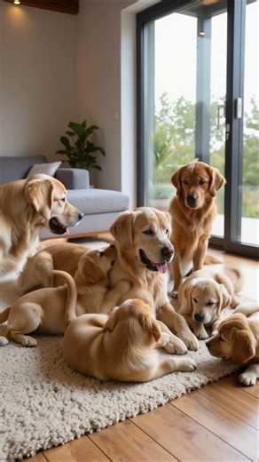 Our Big Dog Family All Together ❤️🐶 #Shorts