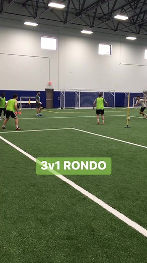 The rondo is great for keeping possession in tight spaces #soccer #football #soccertraining #soccerdrills #rcperformancetraining | RC Performance Training