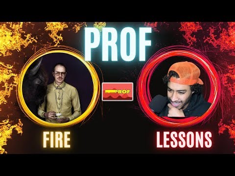 FIRST TIME HEARING PROF - Fire Lessons (Official Lyrics Video) | New Reaction