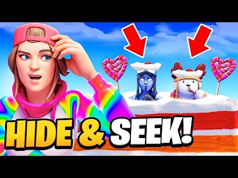 Hide and Seek with the CUTEST Kid in Fortnite Candyland!