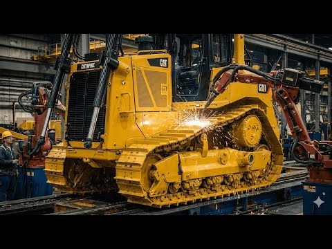 Building the World’s Most Powerful $900,000 Dozer | Inside the D9 Caterpillar Factory