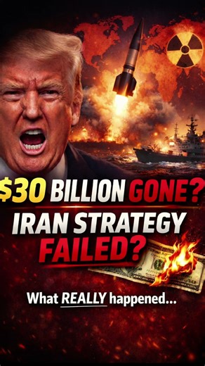 “$30 Billion Gone? Trump’s Iran Strategy EXPOSED 🚨”