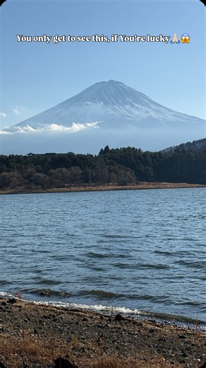 Mohit Gyanchandani on Instagram: "Mount Fuji is one of those “right place, right time” moments. Day 3 of my Japan solo travel series: Tokyo to Lake Kawaguchiko for a clear Mount Fuji view. If you’re planning Japan travel (Fuji day trip / Kawaguchiko route), save this Reel. Next episode drops soon 🇯🇵 #mtfuji #lakekawaguchiko #japan2026"