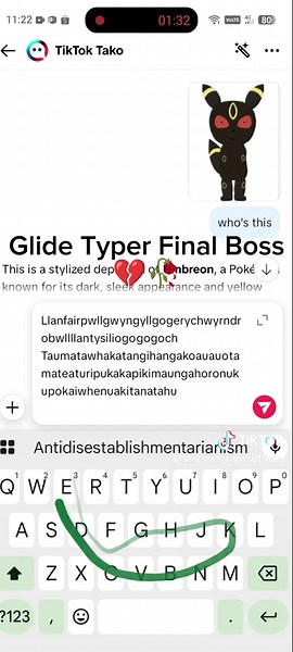 Glide Typer Final Boss: Typing Challenge
