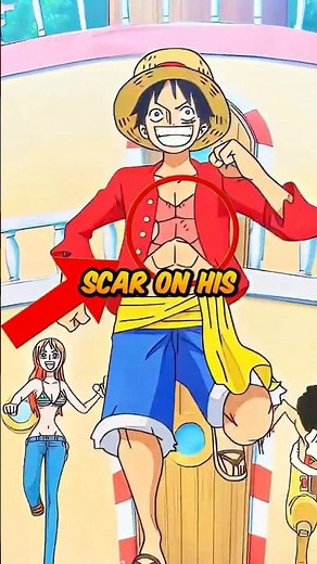 How Did Luffy Get His Chest Scar? The Shocking Truth! OnePiece #OnePiece #LuffyScar #Anime