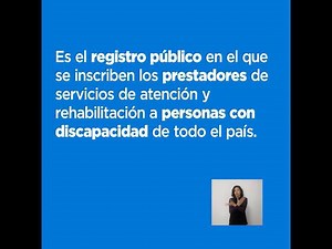 📌 | ¿CONOCÉS EL REGISTRO NACIONAL DE PRESTADORES? Es el registro público en el que se inscriben los prestadores de servicios de atención y rehabilitación a personas con discapacidad de todo el país. La inscripción al Registro permite a los prestadores: - Formar parte del Sistema Único de Prestaciones Básicas de Atención Integral a Favor de las Personas con Discapacidad, - Facturar sus prestaciones de conformidad con el nomenclador vigente para ellas, y - Celebrar en ese marco contratos con las 