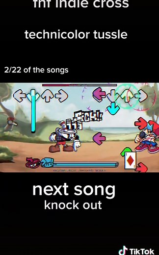 FNF Indie Cross Technicolor Tussle: Cuphead Snake Eyes