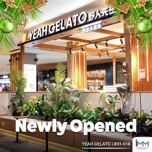 Yeah Gelato 野人先生 🍦 is serving up creamy, dreamy scoops you won’t want to miss. From classic favorites to unique flavors, there’s something for every gelato lover. Come by, treat yourself, and make every moment a little sweeter! 😮 Get a complimentary keychain when you purchase a Family Pack or top up your member value - while stocks last! T&Cs apply. | IMM outlet mall