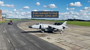 Have you ever wanted to buy a Harrier Jump Jet? Well, now is your opportunity! This Sea Harrier is being sold by Jet Art Aviation. It’s in excellent condition and has just two careful owners since new – the first being the Royal Navy! It includes full logs such as the aircraft’s F700 and it was delivered to the navy in 1996. It was last flown in 2005 and only has 1558 hours on the airframe. Its fatigue index on the fuselage is 15.6 and on the wings it’s 21. It served with 801 Naval Air Squadron 