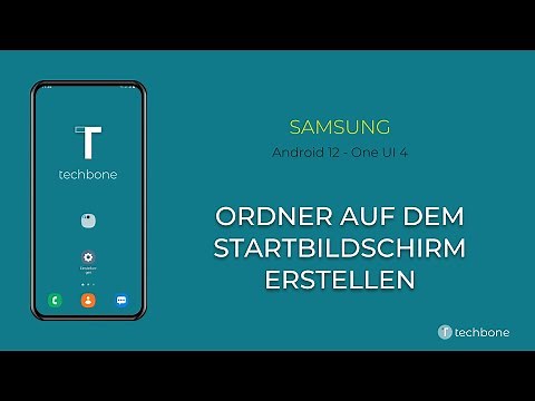 Ordner auf dem Startbildschirm erstellen - Samsung [Android 12 - One UI 4]